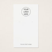 ロゴのイヤリングディスプレイカードの追加 (正面)