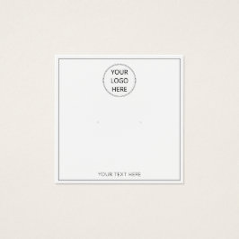 ロゴのイヤリングディスプレイカードの追加