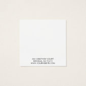 ロゴのイヤリングディスプレイカードの追加 (裏面)