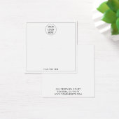 ロゴのイヤリングディスプレイカードの追加 (デスク)