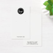 ロゴのイヤリングディスプレイカードの追加 (デスク)