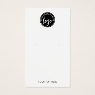 ロゴのイヤリングディスプレイカードの追加