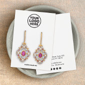 ロゴのイヤリングディスプレイカードの追加