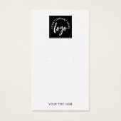 ロゴのイヤリングディスプレイカードの追加 (正面)