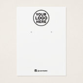 ロゴのイヤリングディスプレイソーシャルネットワークの追加 (正面)