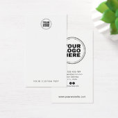 ロゴのイヤリングモダン表示カーミニマルドを追加する (デスク)