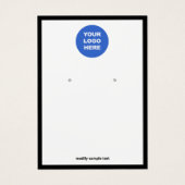 ロゴのイヤリング縁ど表示カードを追加する (正面)