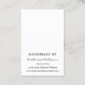 ロゴのイヤリング表示を追加する |ワイルドフラワーフローラ 名刺 (裏面)