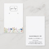 ロゴのイヤリング表示を追加する |ワイルドフラワーフローラ 名刺 (正面/裏面)