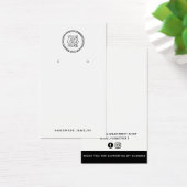 ロゴのイヤリング表示カードの追加 (デスク)