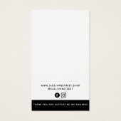 ロゴのイヤリング表示カードの追加 (裏面)