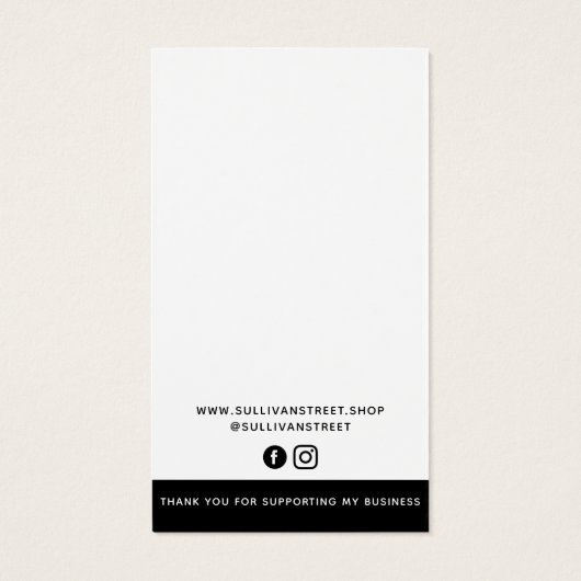 ロゴのイヤリング表示カードの追加 (裏面)