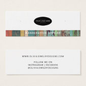 ロゴのイヤリング表示カードをシックに追加 (正面&裏面)