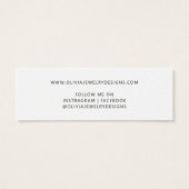 ロゴのイヤリング表示カードをシックに追加 (裏面)