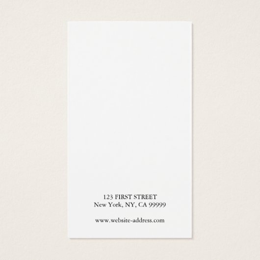 ロゴのイヤリング表示カード (裏面)