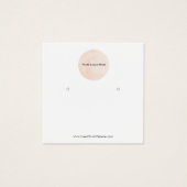 ロゴのイヤリング表示カード (正面)