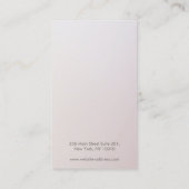 ロゴのイヤリング表示ホルダーの名刺を追加 名刺 (裏面)