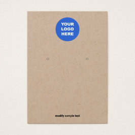 ロゴのイヤリングKraftディスプレイカードの追加