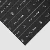 ロゴのオールオーバープリントティッシュペーパーの追加 薄葉紙 (詳細)