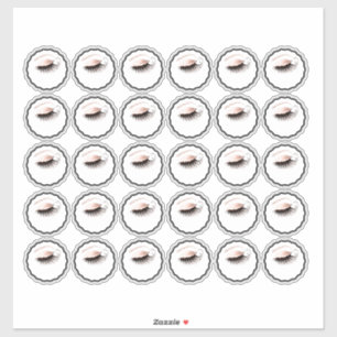 ロゴのカスタムは鞭の美しいのスタジオの化粧品を注目します シール