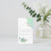 ロゴのカスタム追加の基本油 名刺 (スタンド正面)