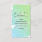 ロゴのカスタム追加の基本油 名刺 (裏面)