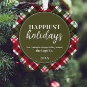 ロゴのクリスマスを追加 オーナメントカード