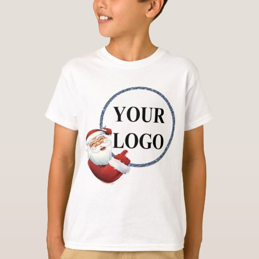 ロゴのクリスマスホリデーを追加 Tシャツ (正面)