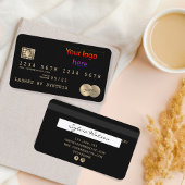 ロゴのクレジットカードの追加スタイル 名刺