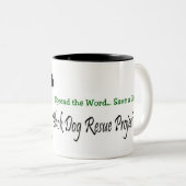 ロゴのコーヒー・マグ ツートーンマグカップ (正面右)