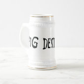 ロゴのジョッキ ビールジョッキ (正面左)