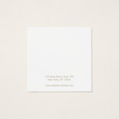 ロゴのスタッドイヤリングディスプレイカードの追加 (裏面)