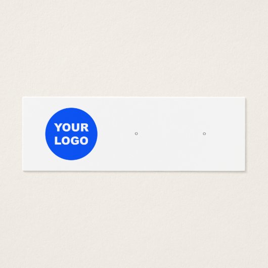 ロゴのスタッドイヤリングディスプレイカードの追加 (正面)