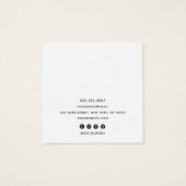 ロゴのスタッドイヤリングディスプレイカードの追加 (裏面)