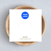 ロゴのスタッドイヤリングディスプレイカードの追加