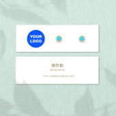 ロゴのスタッドイヤリングディスプレイカードの追加