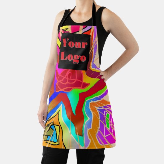 ロゴのスター エプロン (インサイチュ)