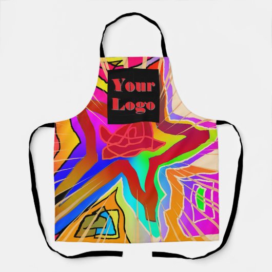 ロゴのスター エプロン (正面)