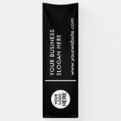 ロゴのスローガンと文字のプロモーションの追加 横断幕 (縦)