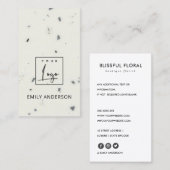 ロゴのセラミックテクスミニマルチャプロフェッショナルの追加 名刺 (正面/裏面)