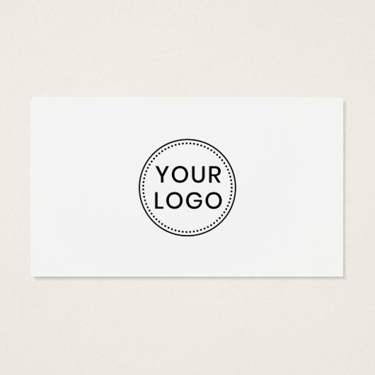 ロゴのソーシャルメディアアイコンの追加ホワイト名刺 (裏面)