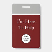 ロゴのテンプレートバッジを表示する バッジ (裏面)