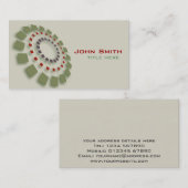 ロゴのデザインの名刺 名刺 (正面/裏面)