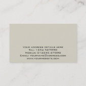 ロゴのデザインの名刺 名刺 (裏面)