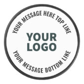 ロゴのデザインまたは画像 |編集可能はっきりした文字 アイスホッケーパック (正面)