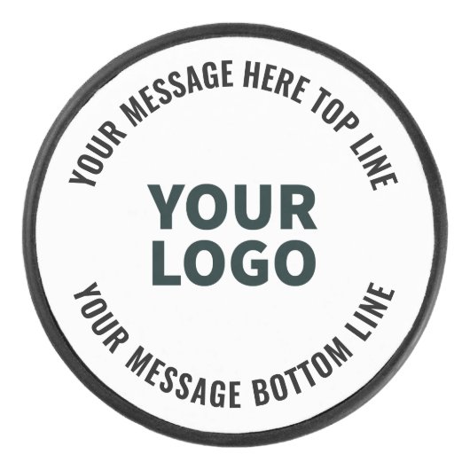 ロゴのデザインまたは画像 |編集可能はっきりした文字 アイスホッケーパック (正面)