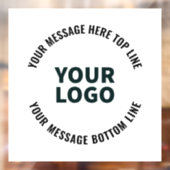 ロゴのデザインまたは画像 |編集可能はっきりした文字 ウィンドウサイン (シート2)