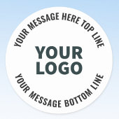 ロゴのデザインまたは画像 |編集可能はっきりした文字 シール