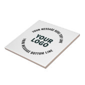 ロゴのデザインまたは画像 |編集可能はっきりした文字 タイル (側面)