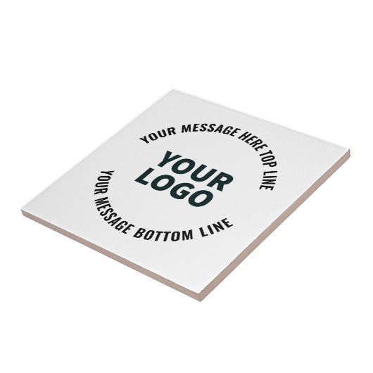 ロゴのデザインまたは画像 |編集可能はっきりした文字 タイル (側面)